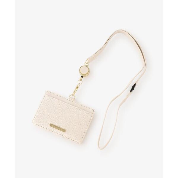 文房具 型押しレースコードリール付きＩＤケース