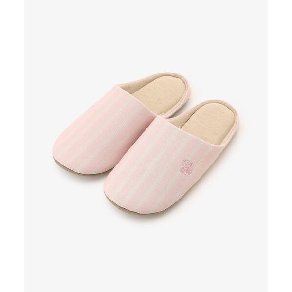 スリッパ ストライプルームシューズ