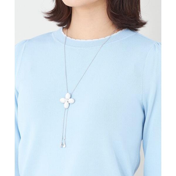 ネックレス フラワースライドネックレス レディース