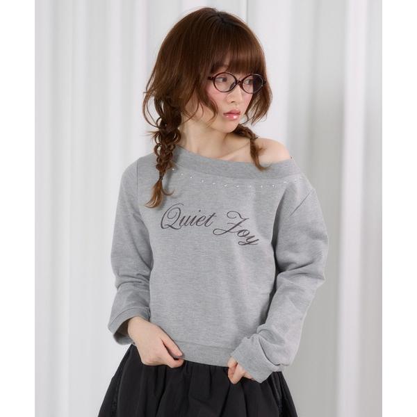 tシャツ 「日本限定」OFF SHOULDER SWEAT PULLOVER / オフショルダースウ...