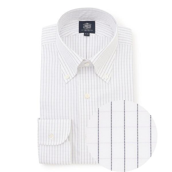 フォーマル シャツ 「PREMIUM PLEATS / 形態安定」スーピマコットングラフチェック ド...