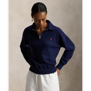 ライトウェイト フリース クォータージップ レディース