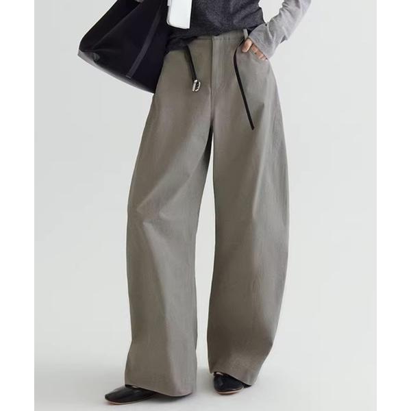 パンツ パネル切り替え ワイド カーブドパンツ FD25K032「Fano Studios」「202...