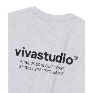 「VIVASTUDIO」 半袖Tシャツ M グレー メンズ