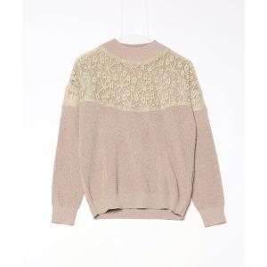 「CAWAII」 「french pave」長袖ニット FREE ベージュ レディース