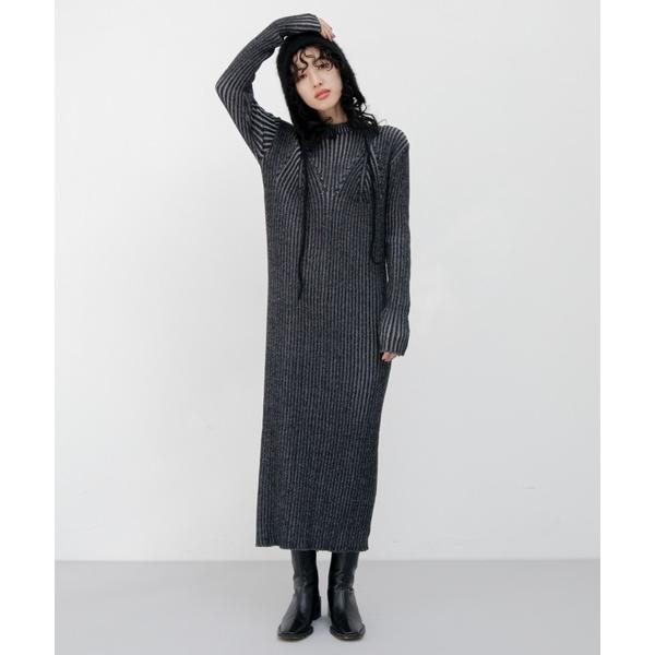 「VACANCY」 ニットワンピース SMALL ブラック レディース