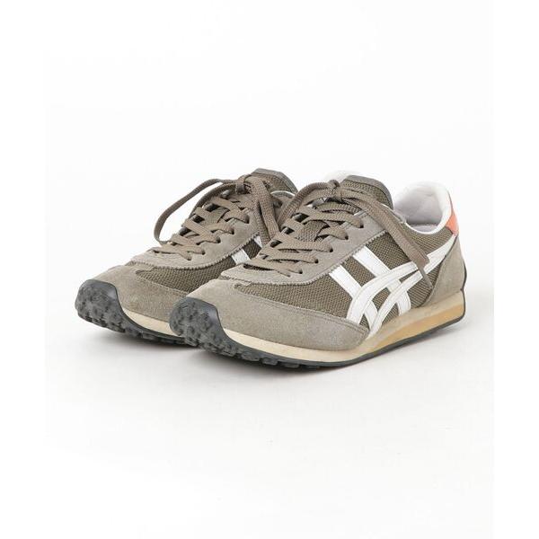 「Onitsuka Tiger」 ローカットスニーカー 24.5 モスグリーン レディース