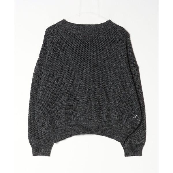 「Java」 長袖ニット MEDIUM チャコール レディース