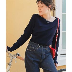 「titivate」 長袖ニット L ネイビー レディース