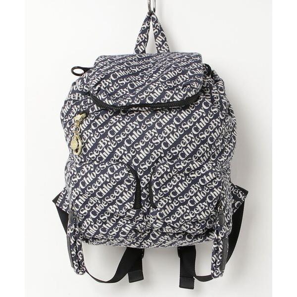 「SEE BY CHLOE」 リュック - ネイビー レディース
