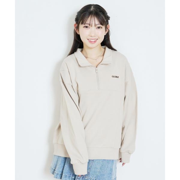 トレーナー 「LTXC/綿100％」ハーフZIPプルオーバー キッズ 子供服 女の子