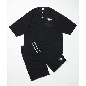 パジャマ SAUVENIR/サウベニア 「新色追加」別注 KANNAIGI by Healthknit/パイル/館内着/ヘルスニット/セットアップ/ユニセックス対応 メンズ レディース