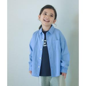 ブラウス シャツ ストライプシャツ / キッズ 100cm-130cm 撥水 キッズ 子供服 女の子