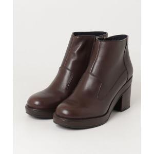 「JIL SANDER NAVY」 ショートブーツ 38 ブラウン レディース