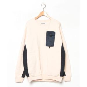 「CHARI&CO」 ワンポイントスウェットカットソー M ベージュ メンズ