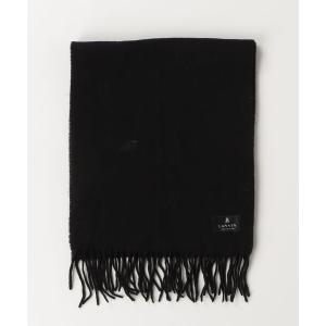 「LANVIN collection」 マフラー - ブラック レディース