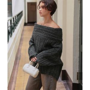 「titivate」 長袖ニット M グレー レディース