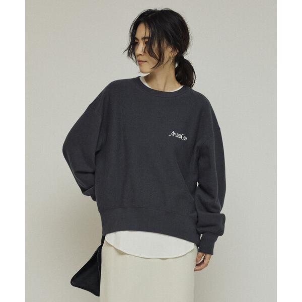 「AMERICANA」 スウェットカットソー FREE チャコールグレー レディース