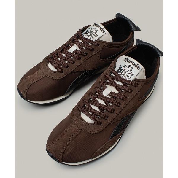 「Reebok」 ローカットスニーカー 24.0cm ブラウン メンズ