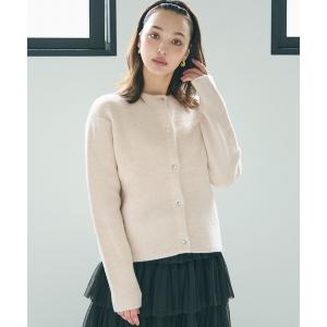 「coca（coca）」 ニットカーディガン L ライトベージュ レディース