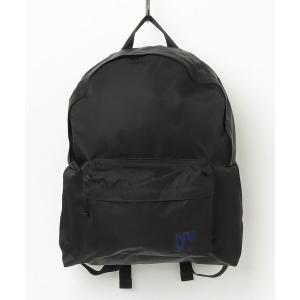 「NANO universe」 ワンポイントリュック「NAVYコラボ」 - ブラック メンズ