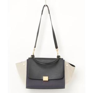 「CELINE」 2WAYバッグ - ネイビー レディース
