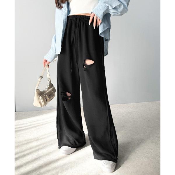 「Java」 スウェットパンツ X-LARGE ブラック レディース