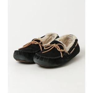 「UGG」 モカシンシューズ 23cm ブラック レディース