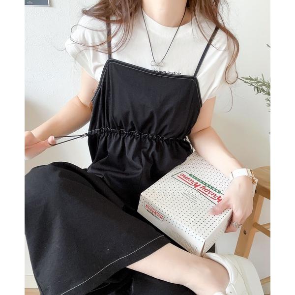 「Java」 オーバーオール X-LARGE ブラック レディース