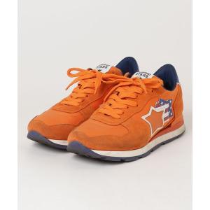 「Atlantic STARS」 ローカットスニーカー 43 オレンジ レディース