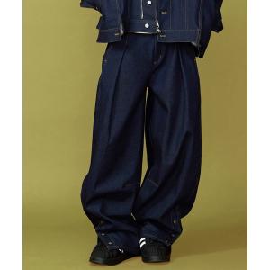 ジーンズ 「UNISEX」DENIM CURVE PANTS/デニムカーブパンツ メンズ レディース