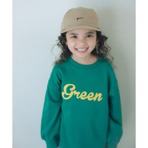 tシャツ GREENロゴ ロングTシャツ / キッズ 100cm-160cm キッズ 子供服 男の子 女の子