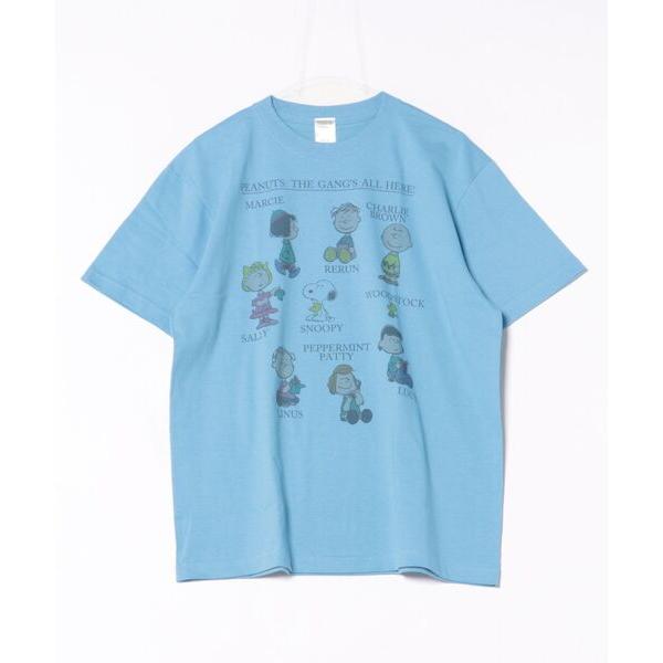tシャツ 「 PEANUTS/NOSTALGICA 」 スヌーピー プリントＴシャツ 26S1 レデ...