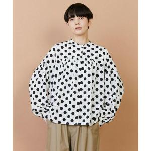 ブラウス シャツ ドドット ブラウス レディース