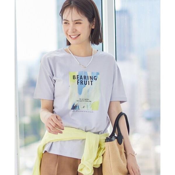 tシャツ 半袖 「UVケア／選べるグラフィック」スムースジャージTシャツ レディース