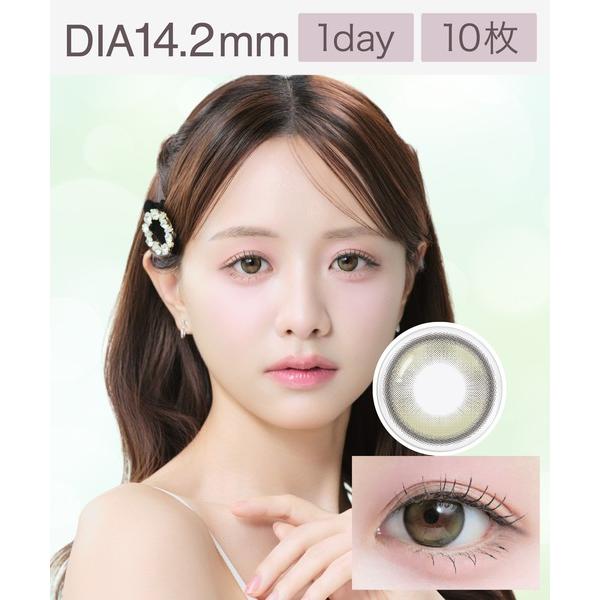 カラコン コンタクトレンズ meilly lunar 1day ルーナーオリーブ（10枚入り）