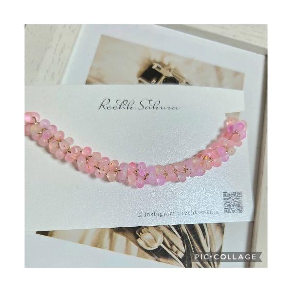 ブレスレット 「ReeHK.Sakura」ファンファーレビーズブレスレット (MA) レディース