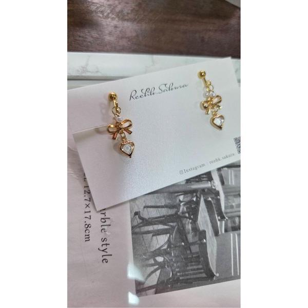 イヤリング 「ReeHK.Sakura」リボンイヤリング (MA) レディース