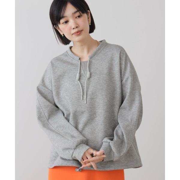トレーナー スウェット ドローコードプルオーバー レディース