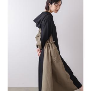 ワンピース 異素材切替ワンピース｜ZOZOTOWN Yahoo!店