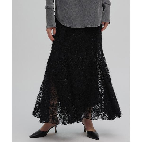 スカート SHEER FEATHER MERMAID SKIRT
