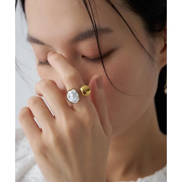 指輪 リング パール調リング レディース