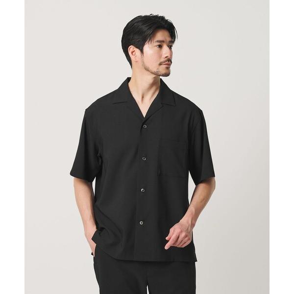 シャツ 半袖 「WEB限定 WARDROBE SMART」 Reflax オープンカラー シャツ メ...