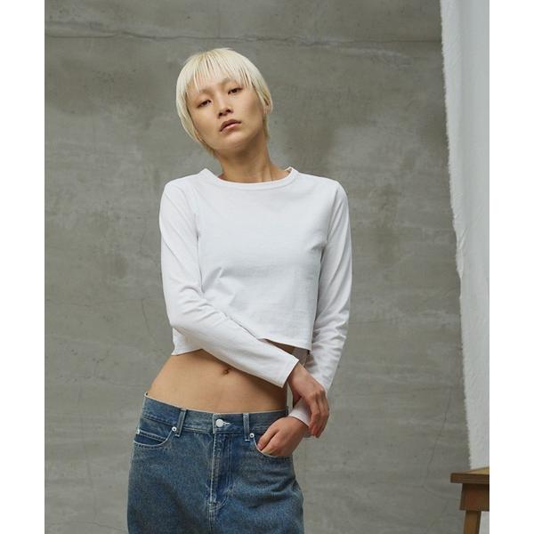 tシャツ 「paradigm」40/2バイオ加工コンパクトTL/S レディース