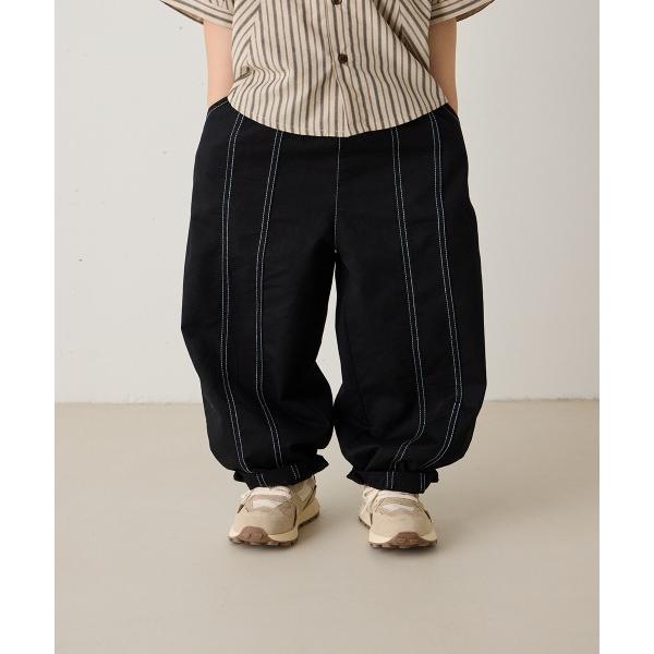 パンツ センターダブルシーム配色ステッチパンツ キッズ 子供服 男の子 女の子