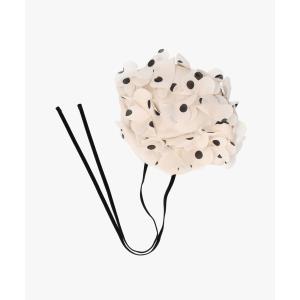 帽子 ハット arth Dot Cut Flower Hood / アース レディース