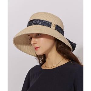 帽子 ハット Chapeau d' O  Silk Braid Capeline Dot / シャポードオー レディース