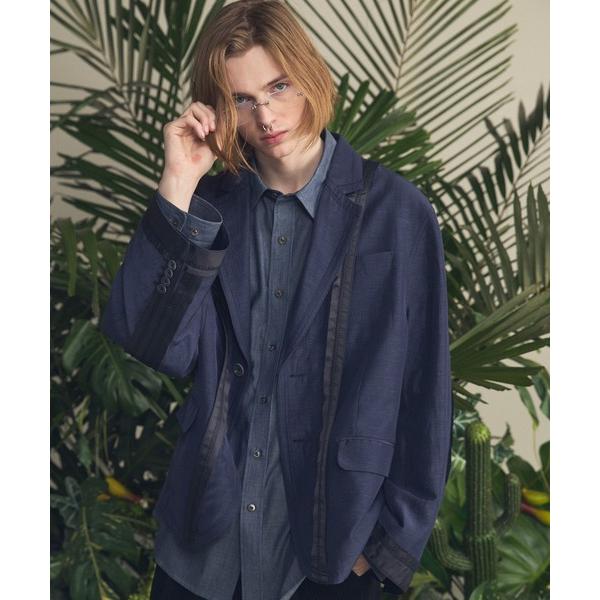 ジャケット テーラードジャケット 「UNISEX」Inside-out Relax-Over 2B ...