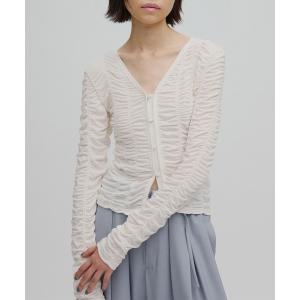 tシャツ 2WAY GATHER CUT TOP レディース