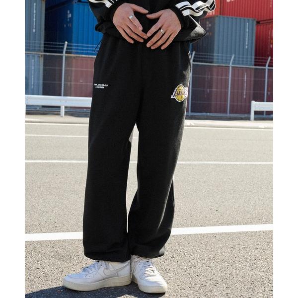 「EMMA CLOTHES」 スウェットパンツ「NBAコラボ」 M ブラック メンズ